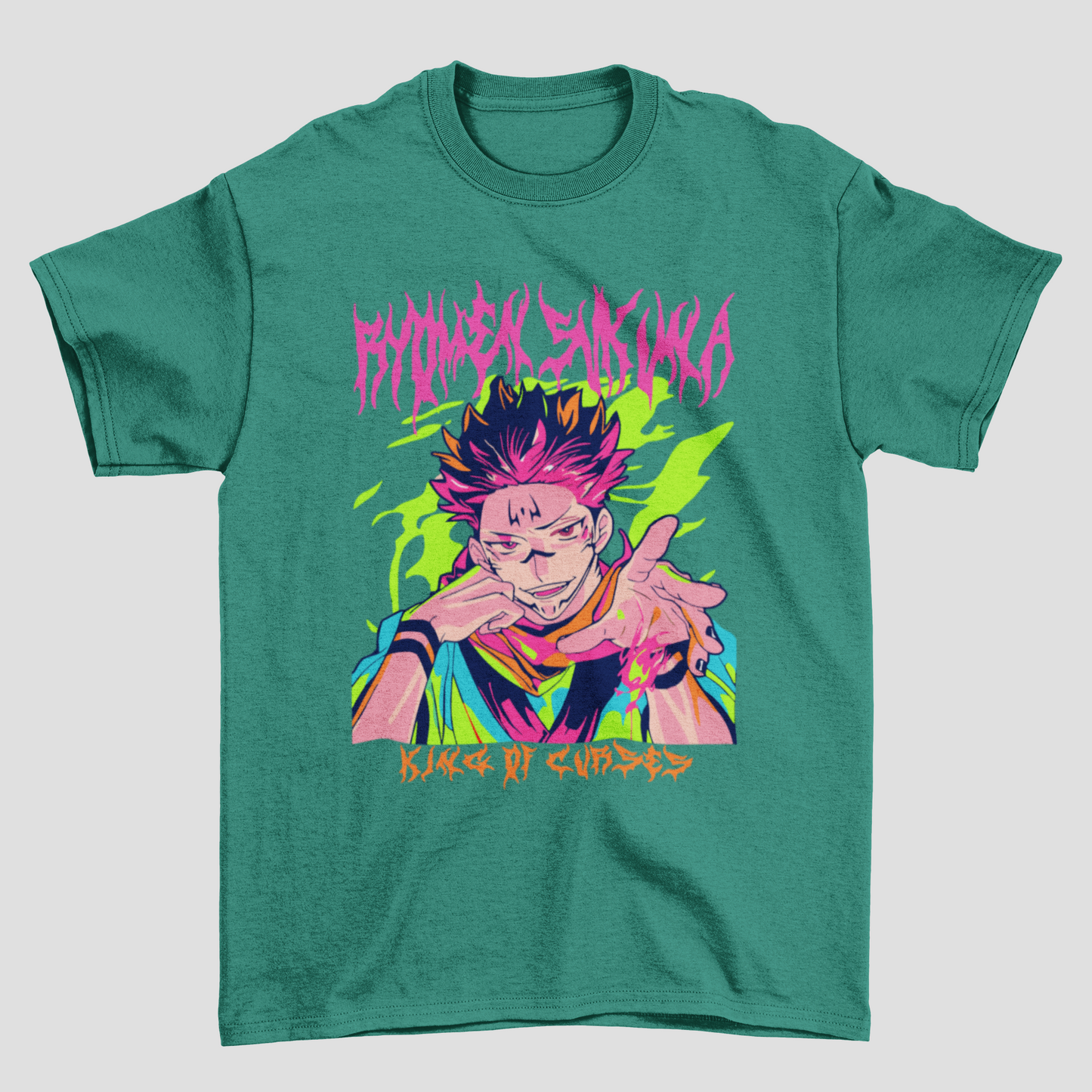 Camiseta Básica Unissex Ryomen Sukuna King of Curses