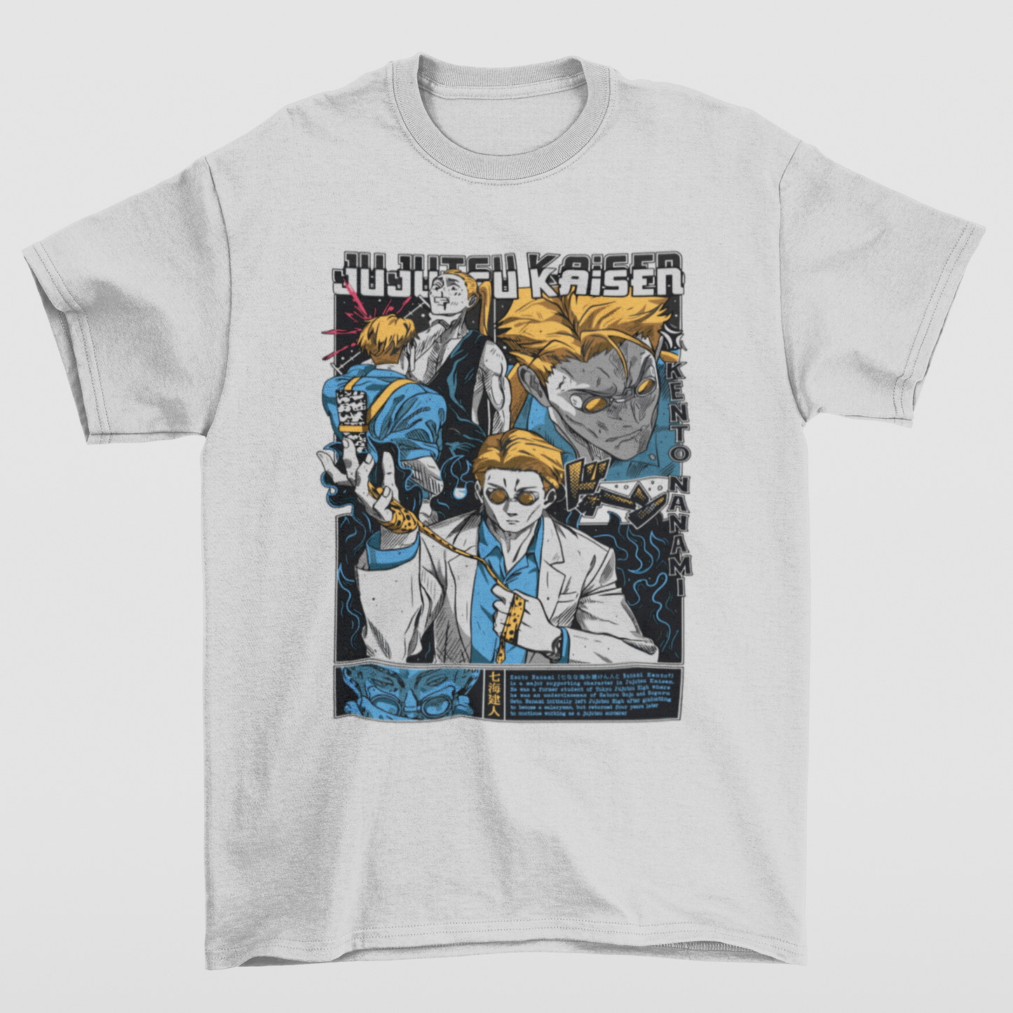 Camiseta Básica Unissex Jujutsu Kaisen Nanami Act