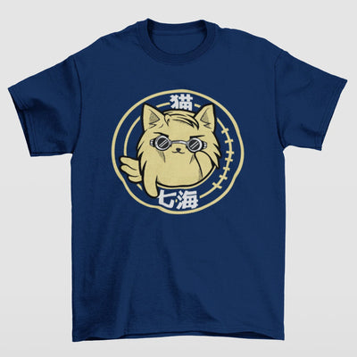 Camiseta Básica Unissex Jujutsu Kaisen Gatos Nanami