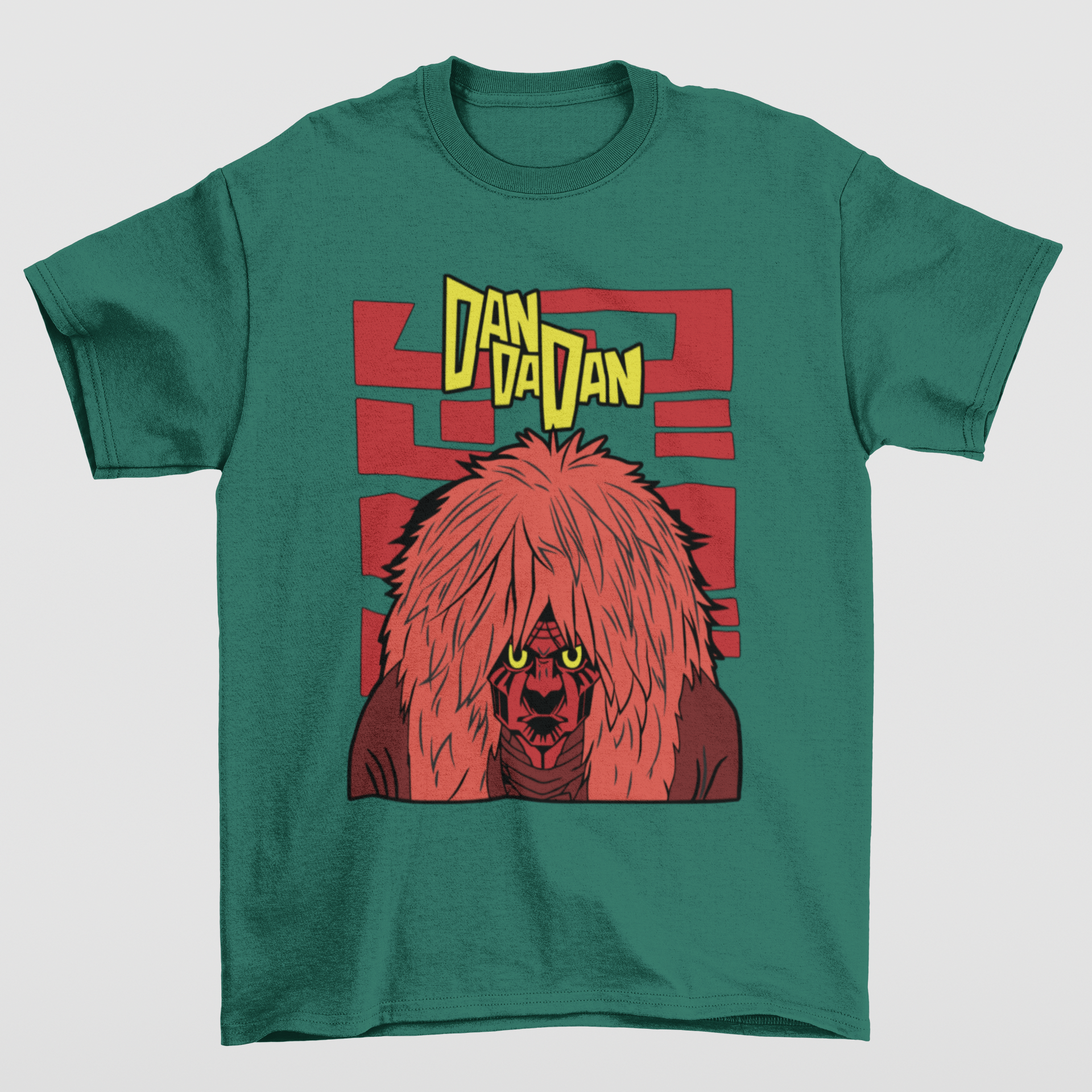 Camiseta Básica Unissex Vovó Turbo Dandadan- Verde