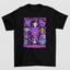 Camiseta Básica Unissex Halloween Pokemon- preto
