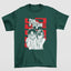 Camiseta Básica Unissex Okarun and Ayase- verde