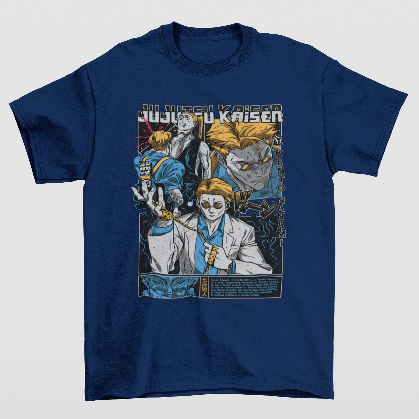 Camiseta Básica Unissex Jujutsu Kaisen Nanami Act