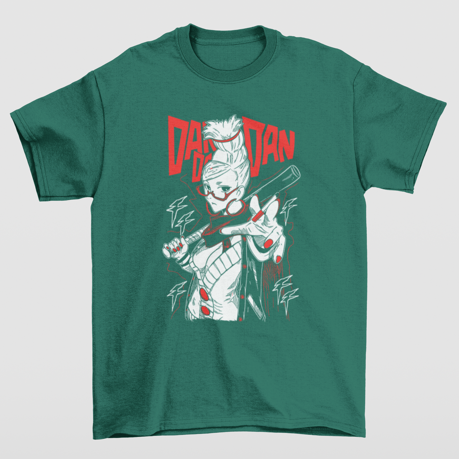 Camiseta Básica Unissex Seiko Ayase Dandadan- verde