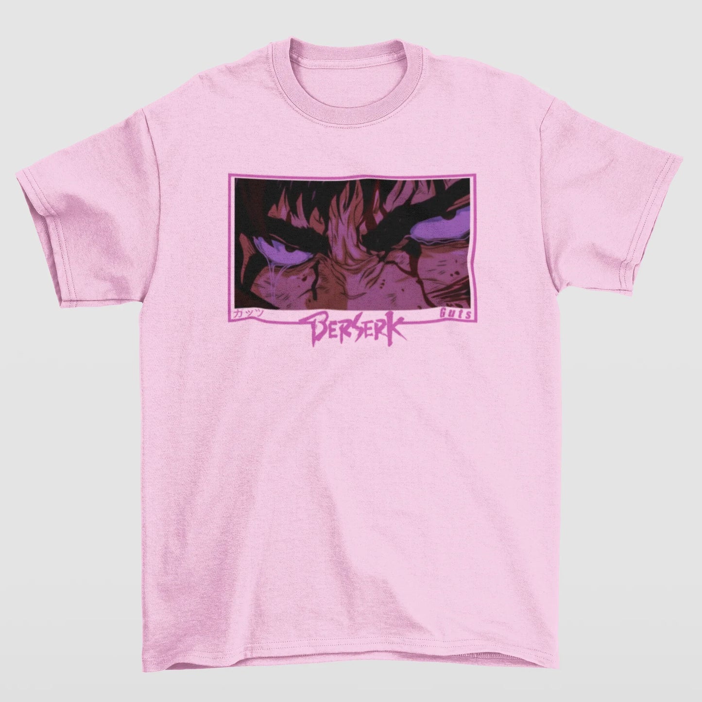 Camiseta Básica Unissex Berserk Guts Eyes Anger