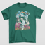 Camiseta Básica Unissex Ayase Okarun and Aliens- verde