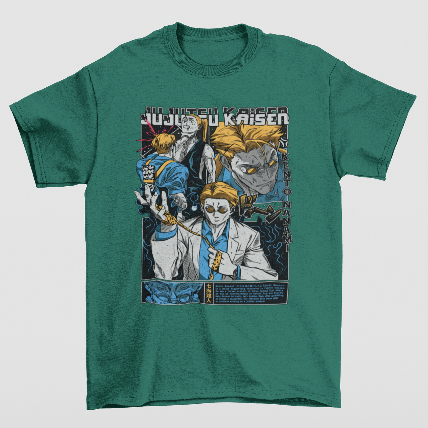 Camiseta Básica Unissex Jujutsu Kaisen Nanami Act