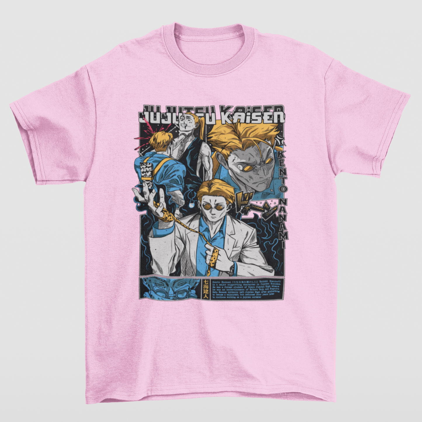 Camiseta Básica Unissex Jujutsu Kaisen Nanami Act