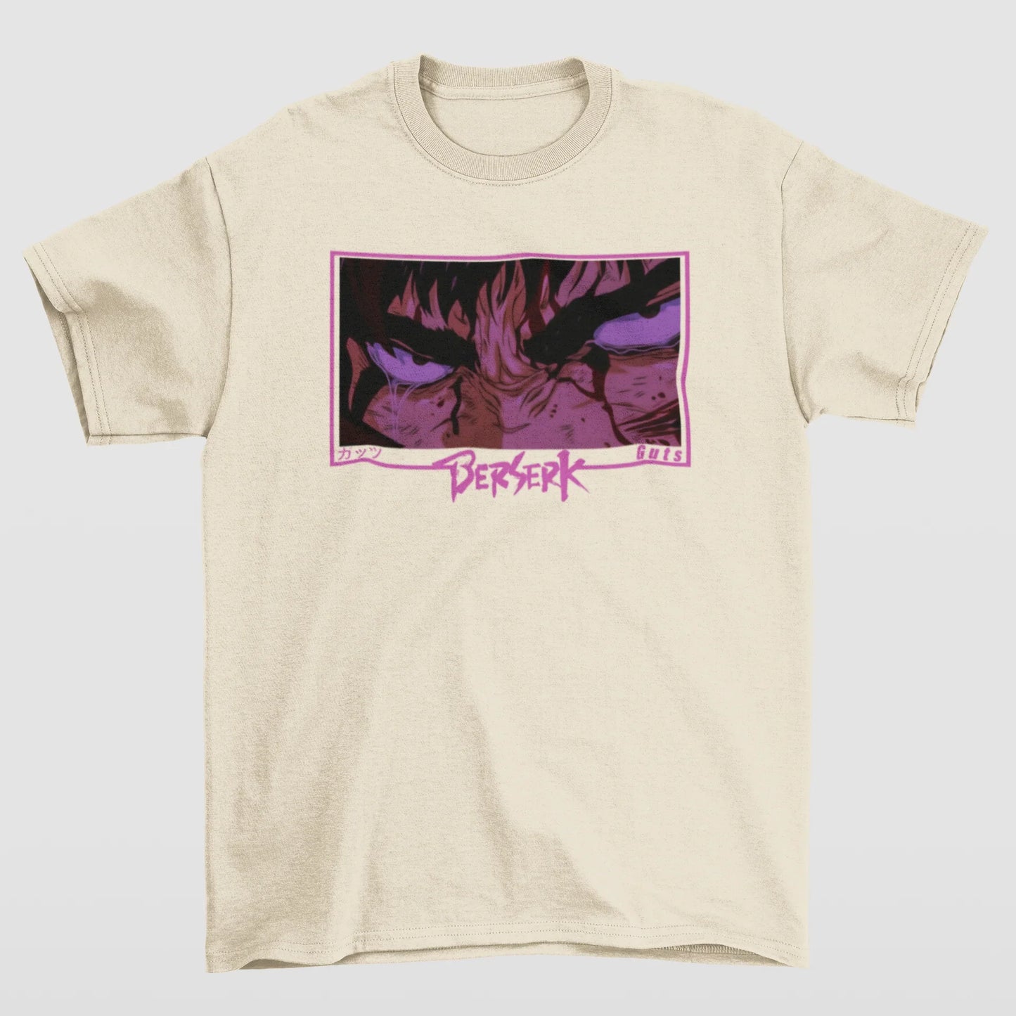 Camiseta Básica Unissex Berserk Guts Eyes Anger
