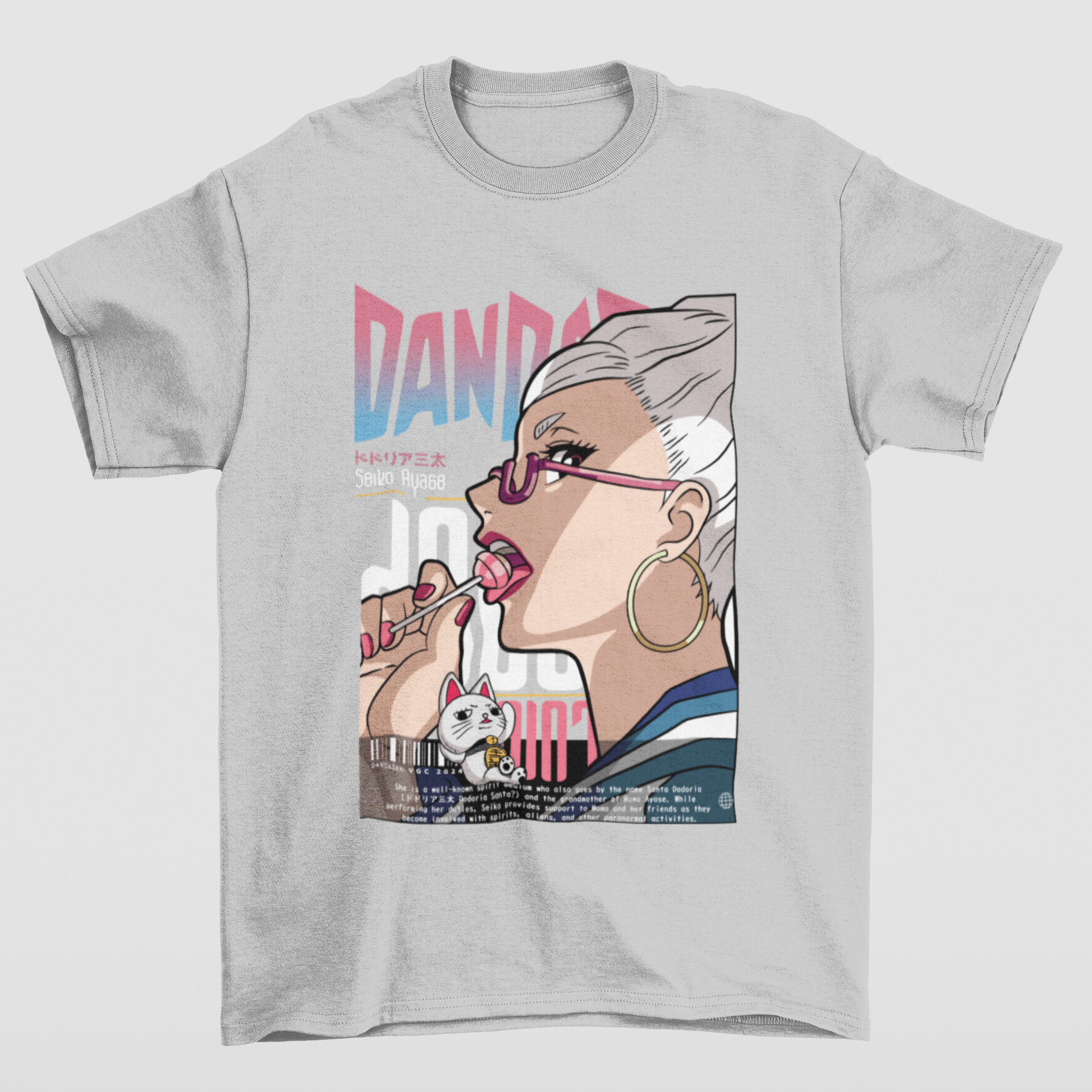 Camiseta Básica Unissex Seiko Ayase- cinza