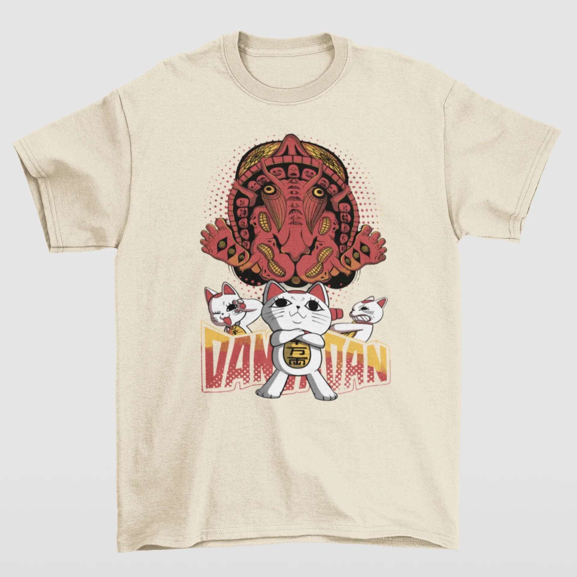 Camiseta Básica Unissex Vovó Turbo Cat Dandadan- Pérola