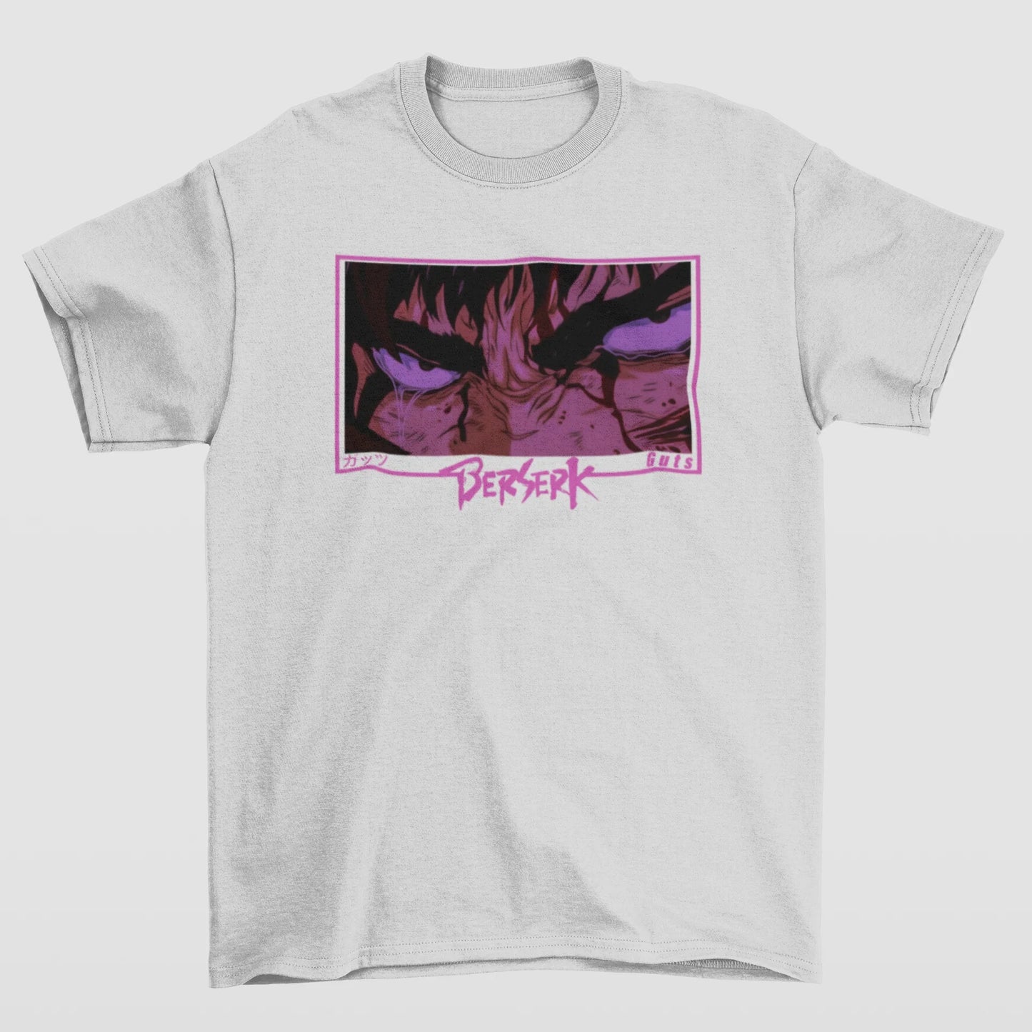 Camiseta Básica Unissex Berserk Guts Eyes Anger