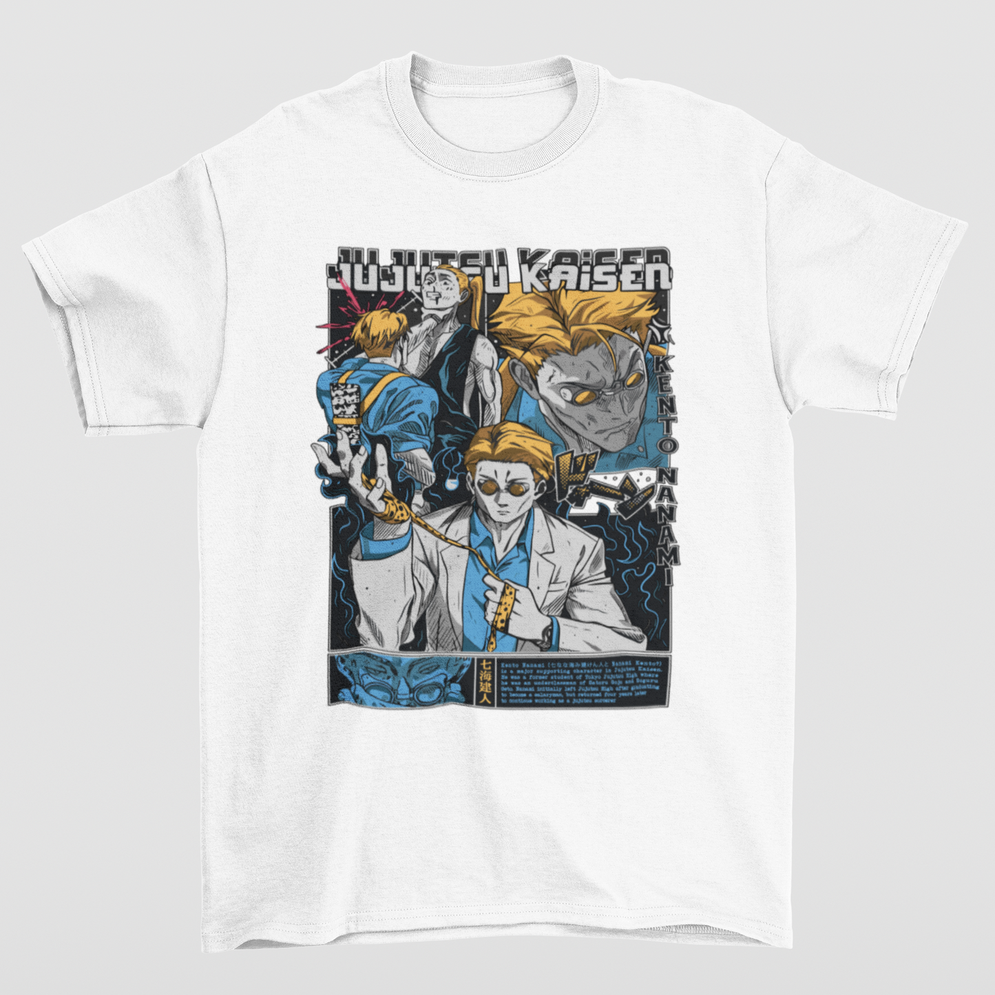 Camiseta Básica Unissex Jujutsu Kaisen Nanami Act