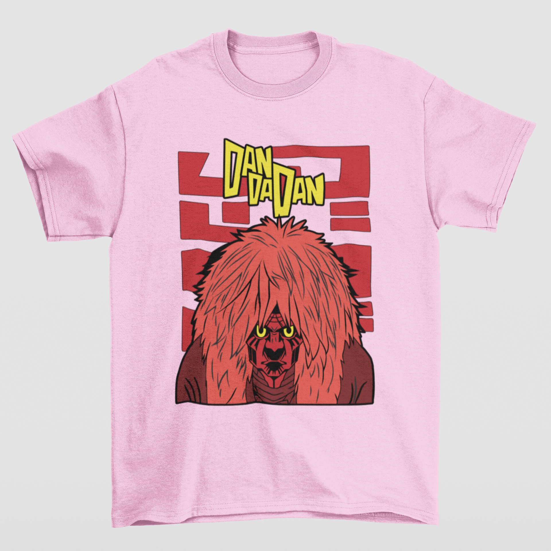 Camiseta Básica Unissex Vovó Turbo Dandadan- Rosa Bebê
