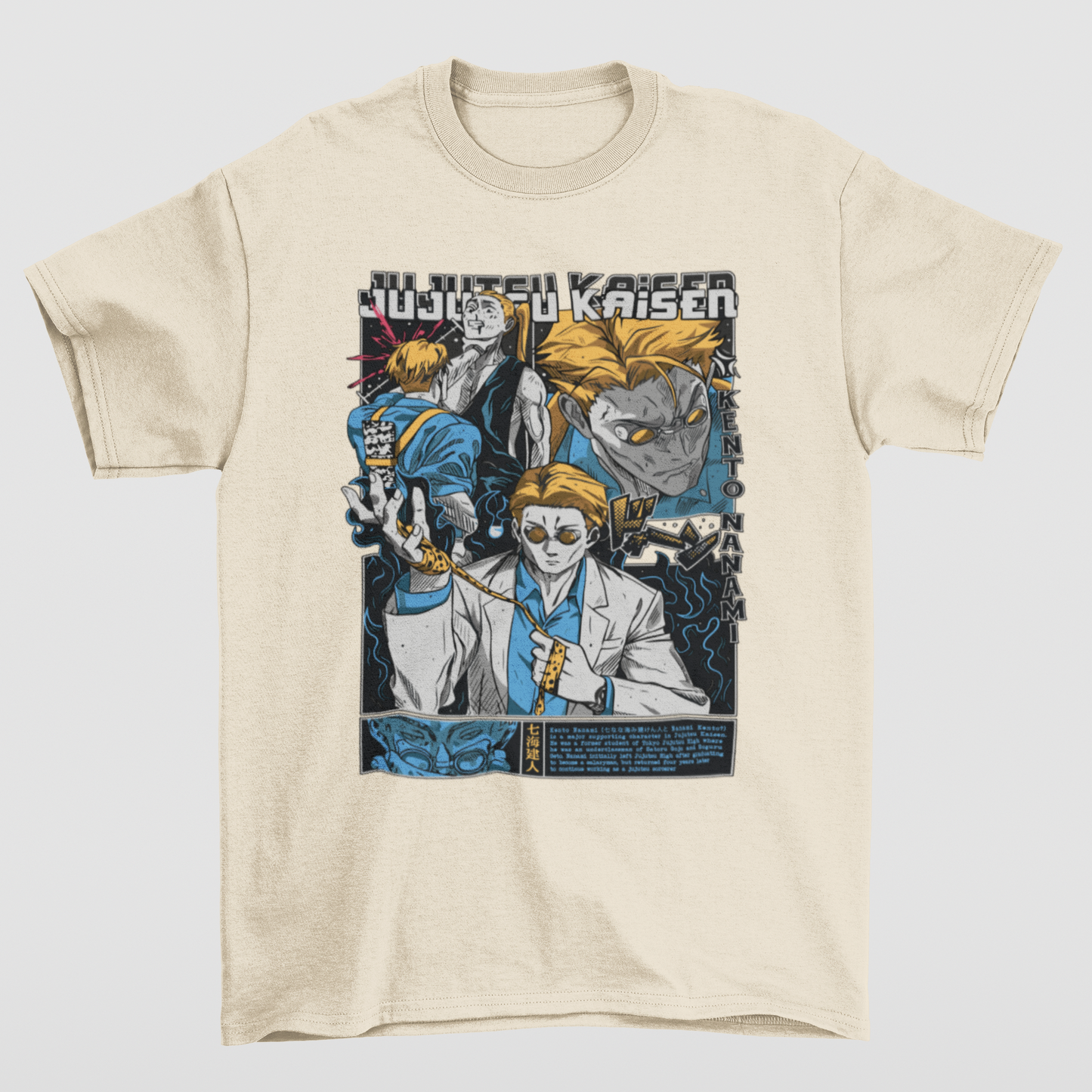 Camiseta Básica Unissex Jujutsu Kaisen Nanami Act