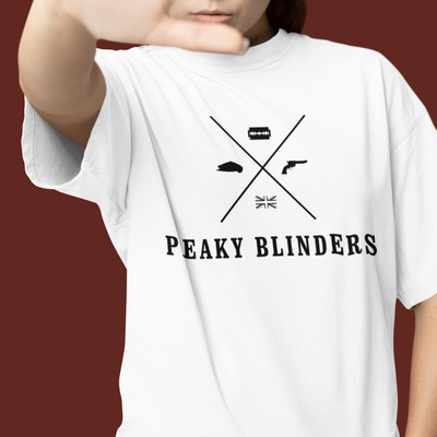 Camiseta Básica Unissex Peaky Blinders Icons
