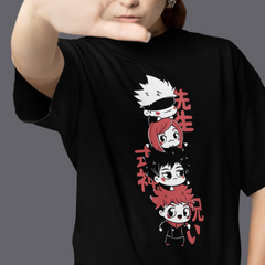 Camiseta Básica Unissex Jujutsu Kaisen Kawaii Sorceress