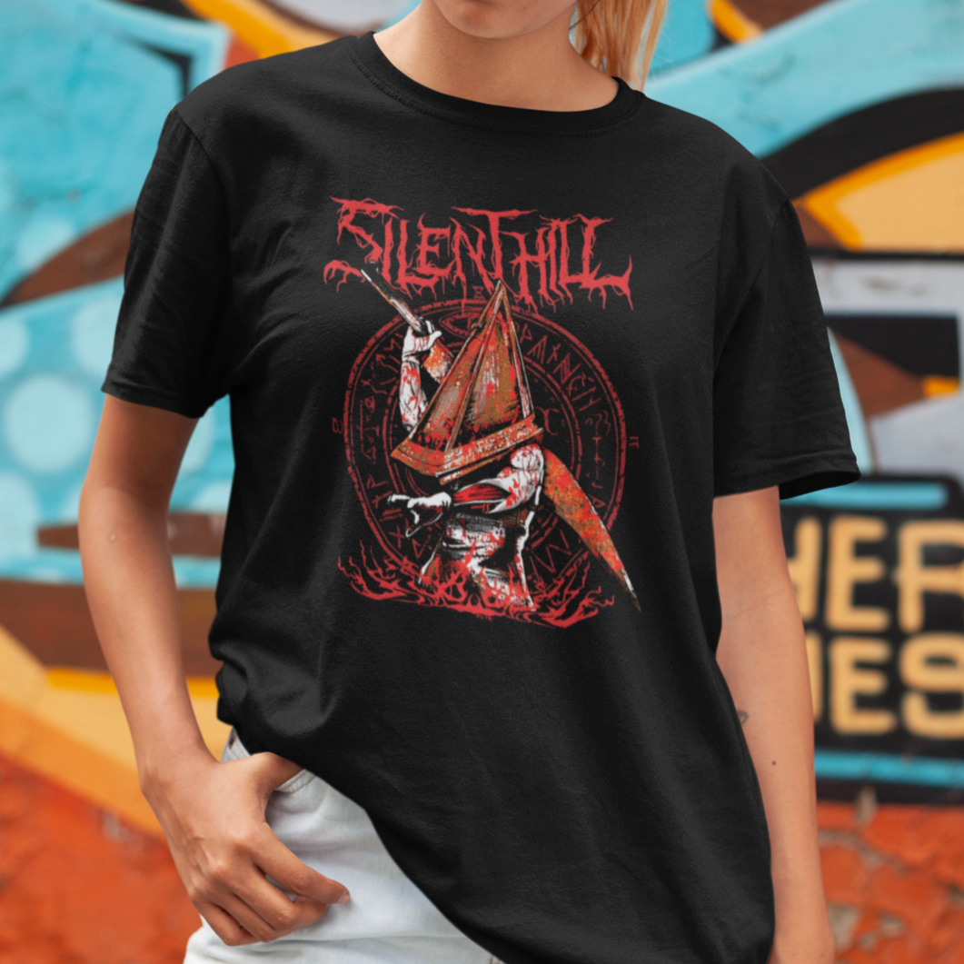 Camiseta Básica Unissex Silent Hill Terror