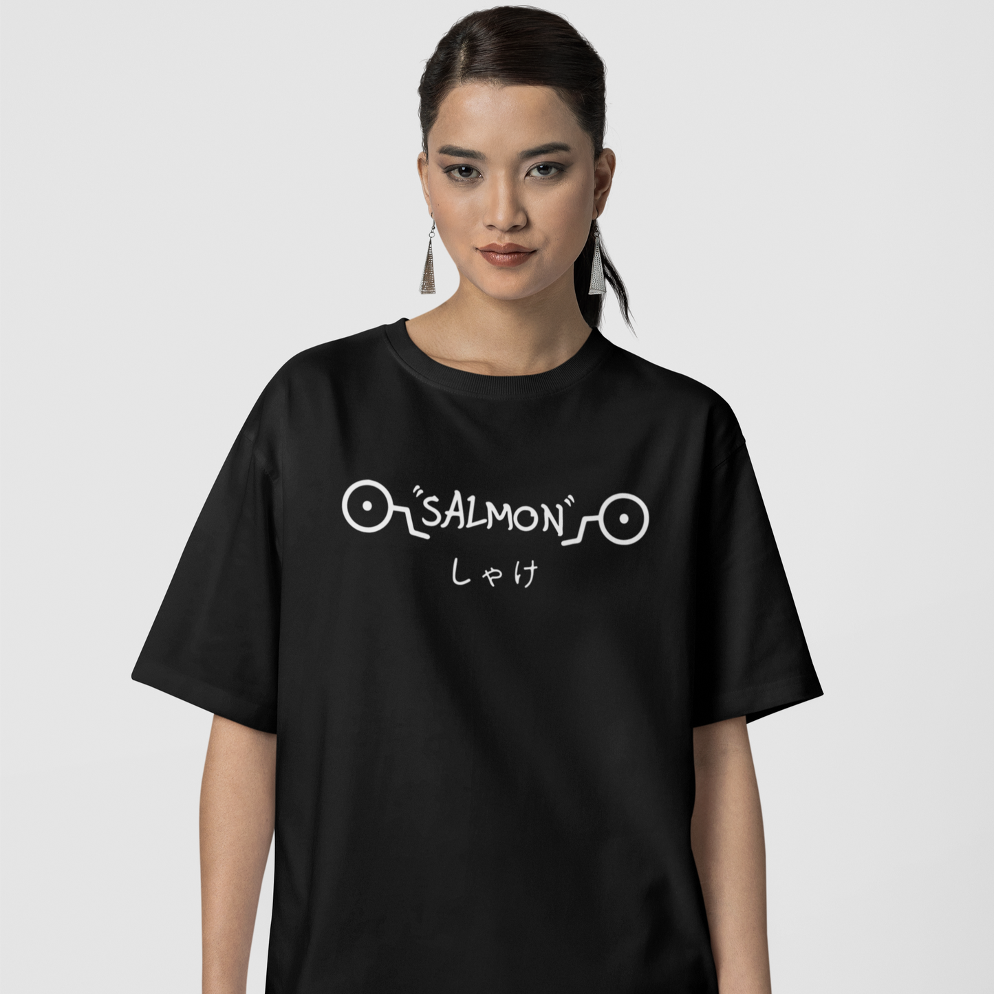 Camiseta Básica Unissex Salmon Inumaki Toge Jujutsu Kaisen