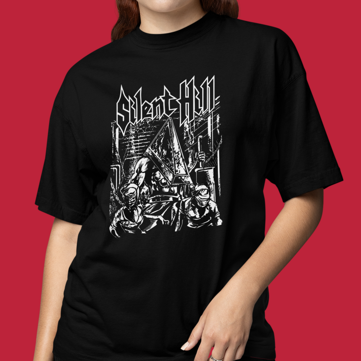 Camiseta Básica Unissex Silent Hill Graphic