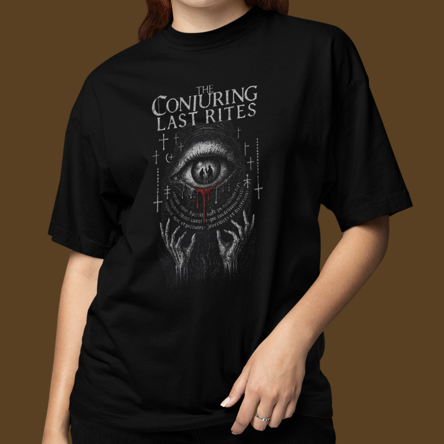 Camiseta Básica Unissex Invocação Do Mal Simbols