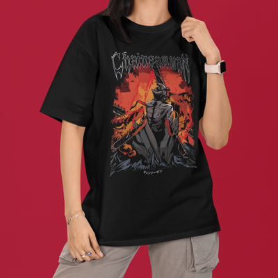 Camiseta Básica Unissex Chainsaw Man