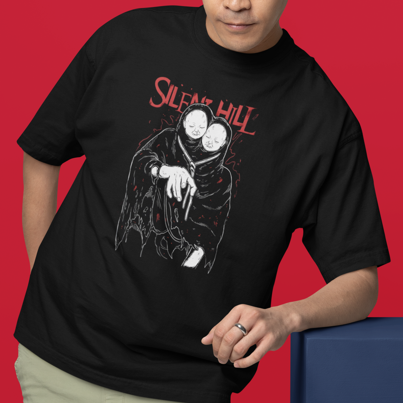 Camiseta Básica Unissex Silent Hill Twin Victim