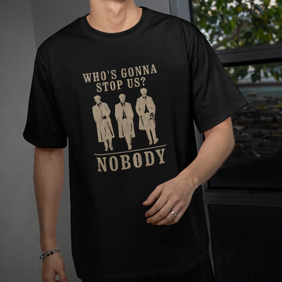 Camiseta Básica Unissex Peaky Blinders Nobody