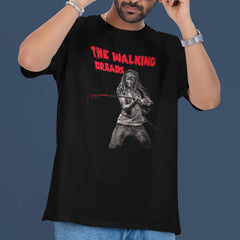 Camiseta Básica Unissex The Walking Dead Michonne