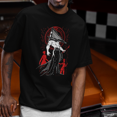 Camiseta Básica Unissex Silent Hill Personagens