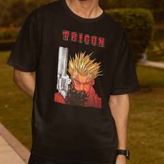 Camiseta Básica Unissex Trigun Gun