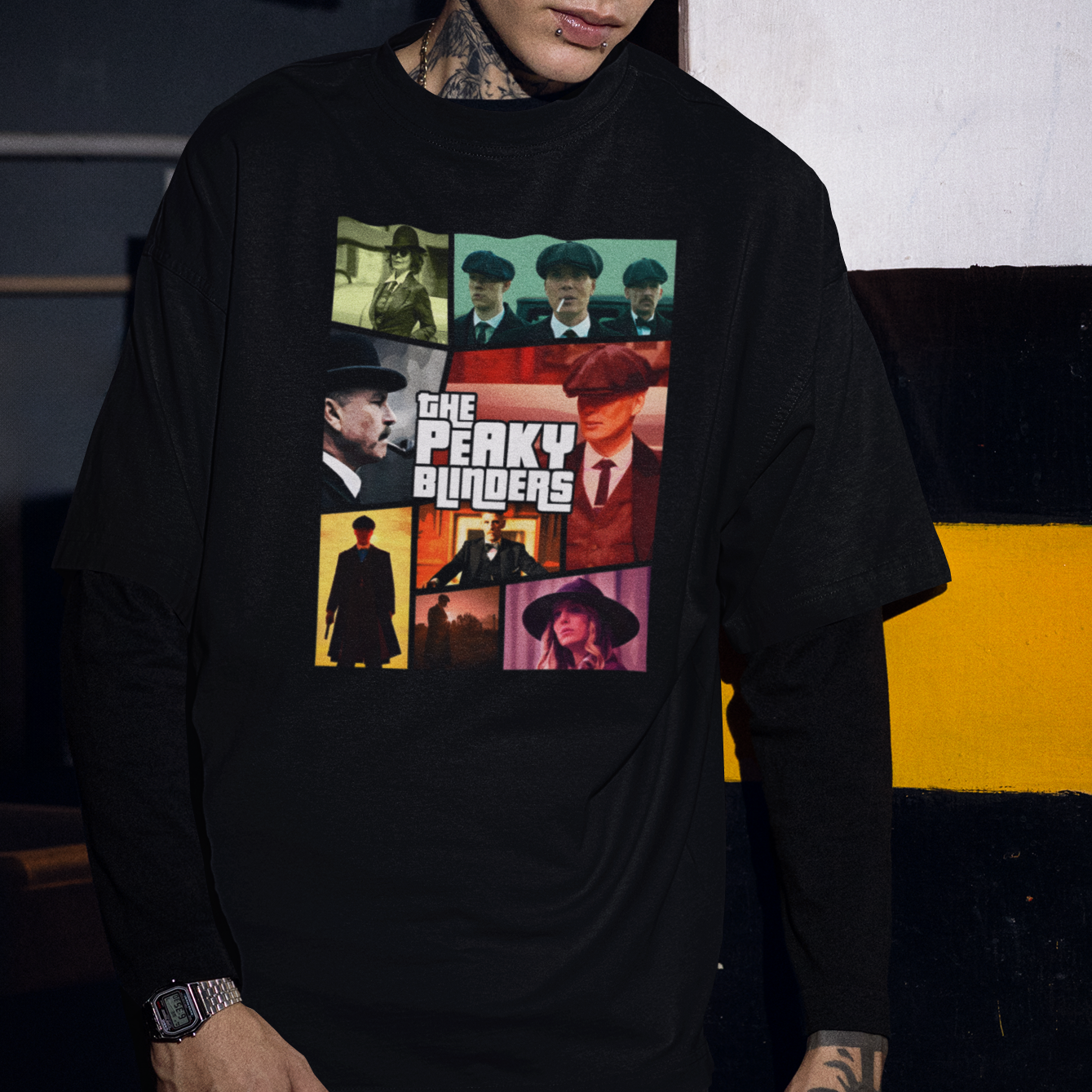 Camiseta Básica Unissex Peaky Blinders GTA