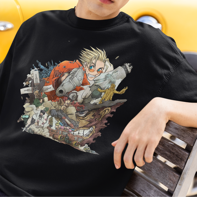 Camiseta Básica Unissex Trigun 1999