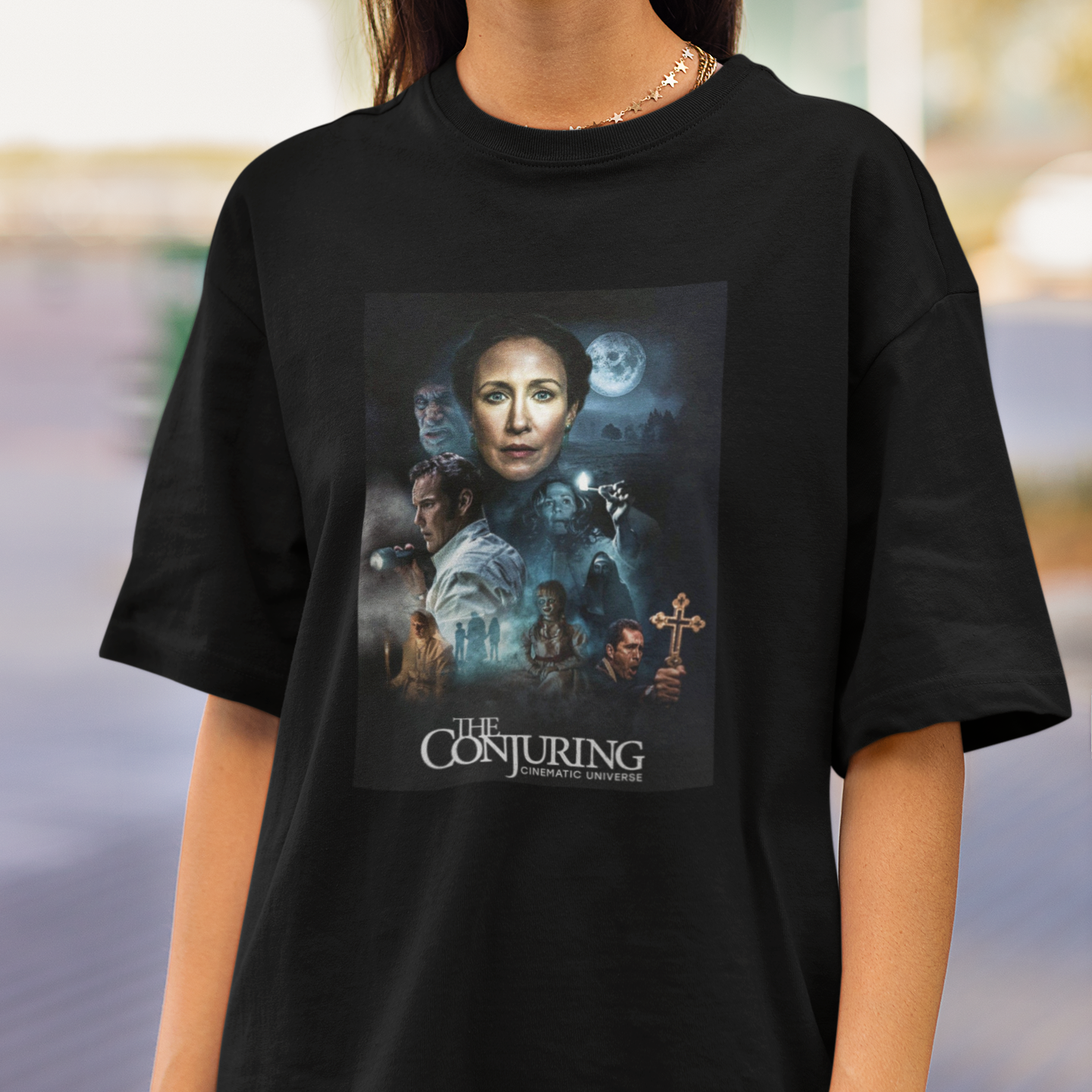 Camiseta Básica Unissex Invocação do Mal Cinematic Universe