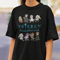 Camiseta Básica Unissex Frieren Personagens