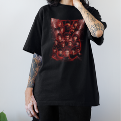 Camiseta Básica Unissex Stranger Things Elenco