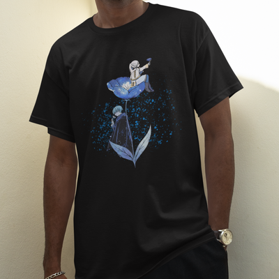 Camiseta Básica Unissex Frieren Aquarela