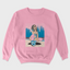 Moletom Gola Redonda Unissex Grand Theft Auto Woman Rosa Bebê