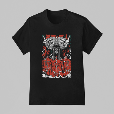 Camiseta Básica Unissex Attack On Titan Eren