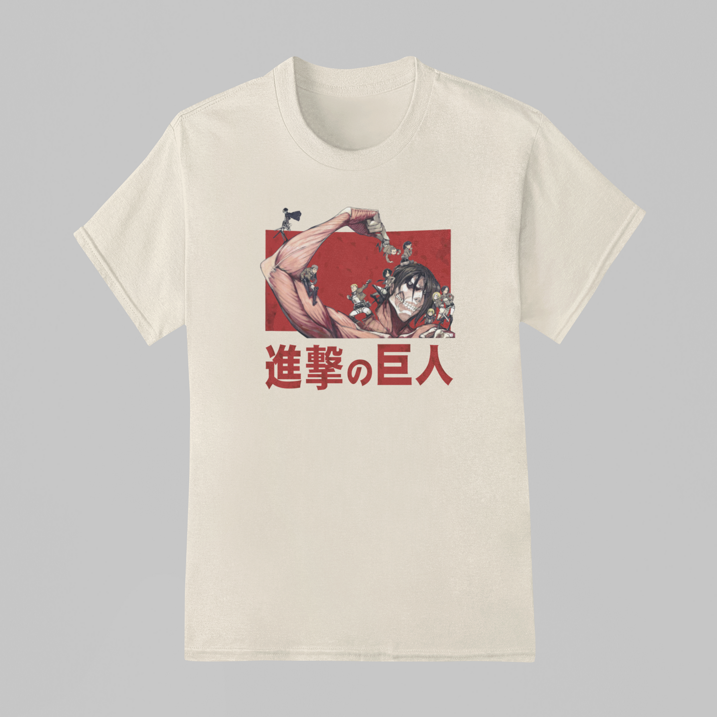 Camiseta Básica Unissex Attack On Titan Shingeki