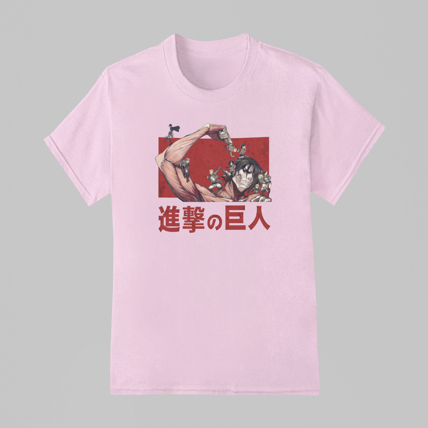 Camiseta Básica Unissex Attack On Titan Shingeki