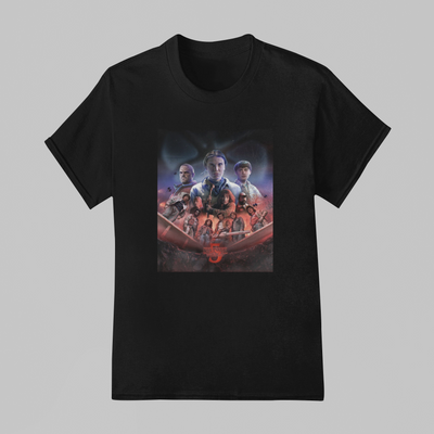 Camiseta Básica Unissex Stranger Things New Season