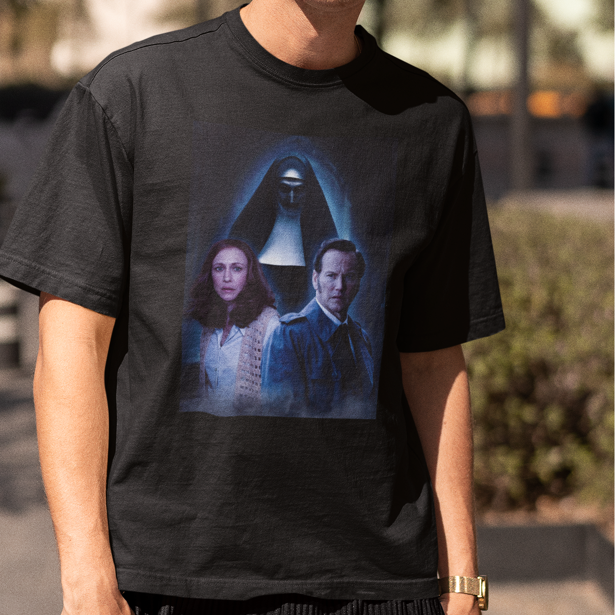 Camiseta Básica Unissex Invocação do Mal Freira