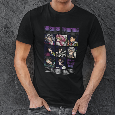 Camiseta Básica Unissex Demon Slayer Hashira Training