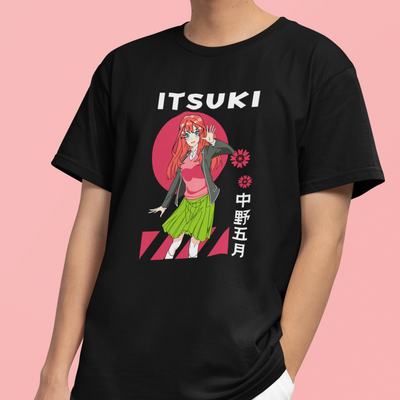 Camiseta Básica Unissex The Quintessential Quintuplets Itsuki Uniforme