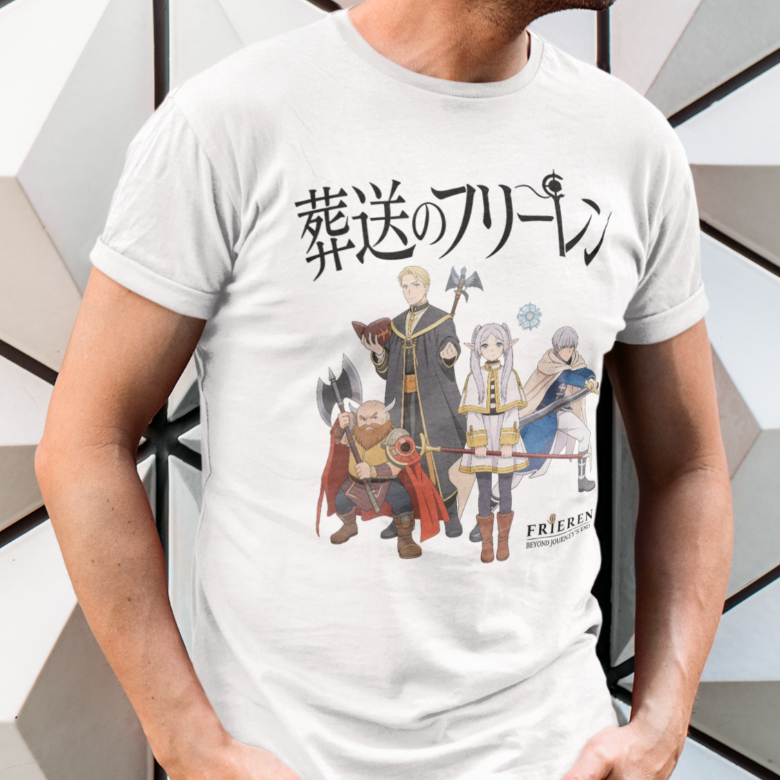Camiseta Básica Unissex Frieren Cast