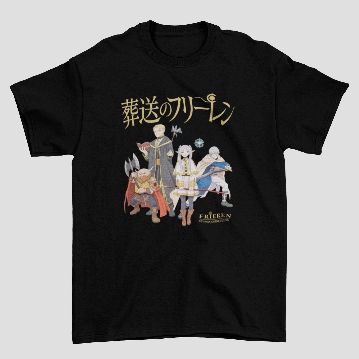 Camiseta Básica Unissex Frieren Cast