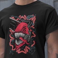 Camiseta Básica Unissex Chainsaw Man V29