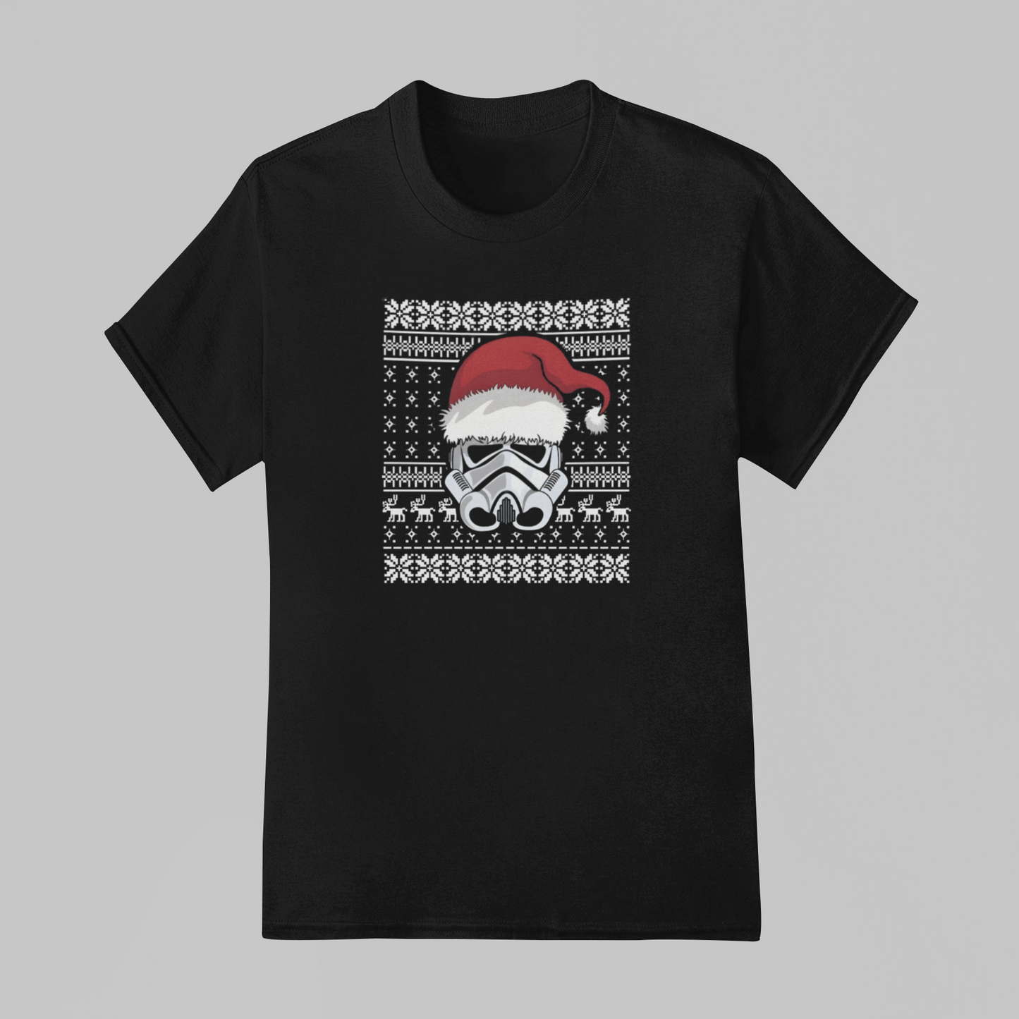 Camiseta Básica Unissex Star Wars Chritmas Vibes