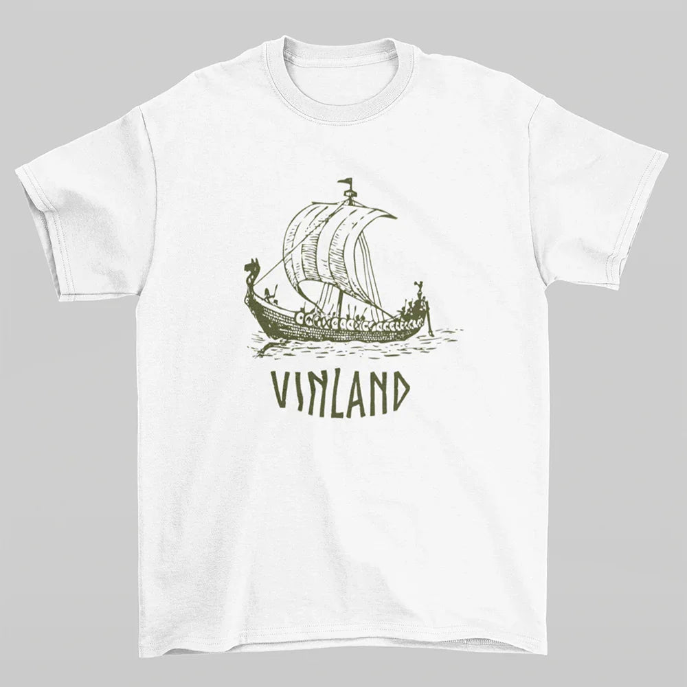 Camiseta Basica Vinland Saga Vinland Ship-branco